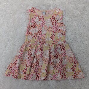 Sunshine Petals Girls’ Sleeveless Dress Bright & Playful Summer Style 2T,4T, 6/7